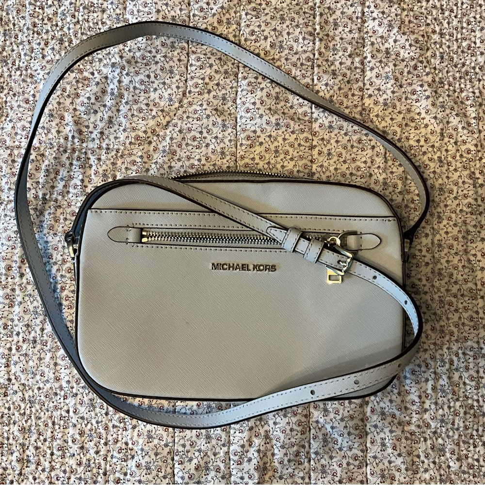 Light Blue/Gray Michael Kors Purse!